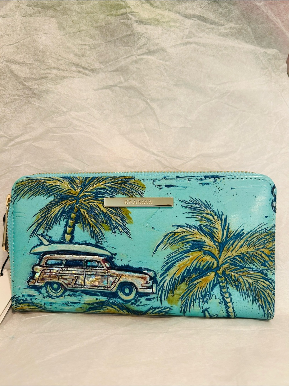 Brahmin Tropic Blue Copa Cabana Suri - Picture 3 of 9